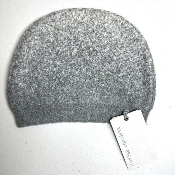 Barefoot Dreams CozyChic Lite Confetti Beanie Smokey Green/Fog Gray OS - Picture 3 of 3